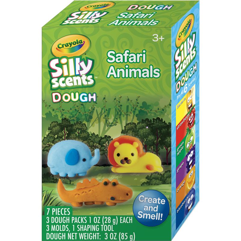 CRAYOLA - Crayola Silly Scents - Animales del Safari - 7 unidades