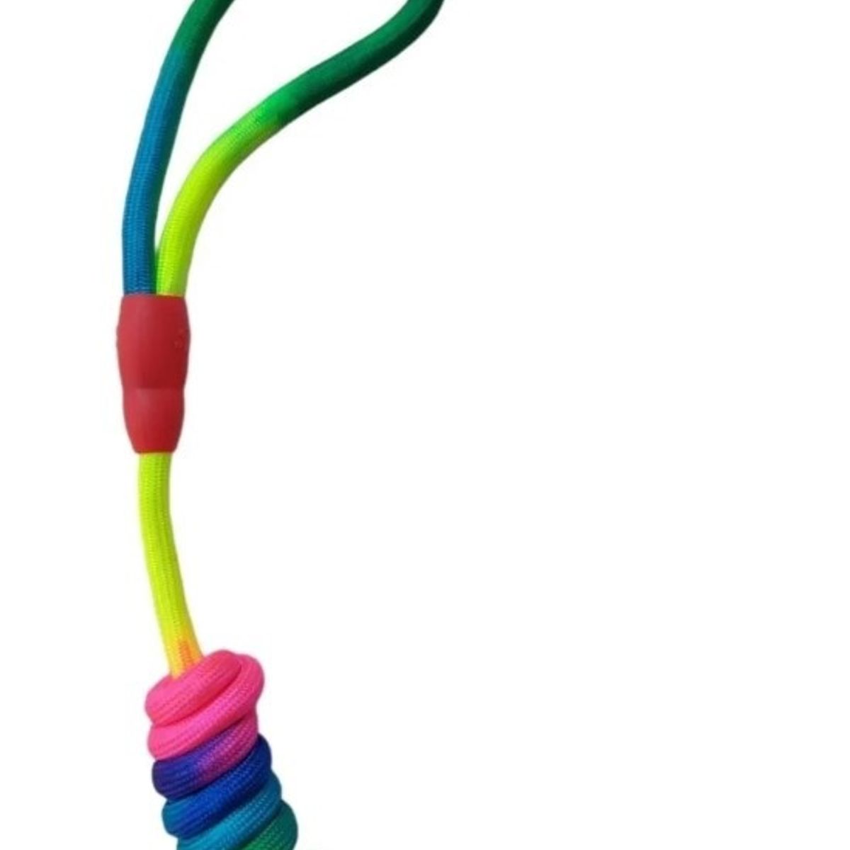 GENERICO - Kit Cuerda+arnes Arcoiris Mascota Perro Raza Mediana 1.2 Mt