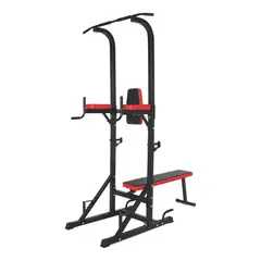ULTIMATE FITNESS - MÁQUINA ESTACIÓN DOMINADAS PARALELAS MULTIFUNCIÓN PRO- BANCA