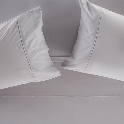 Imagen 2 del producto Sábana 200 Hilos Algodón Lisa Plata King