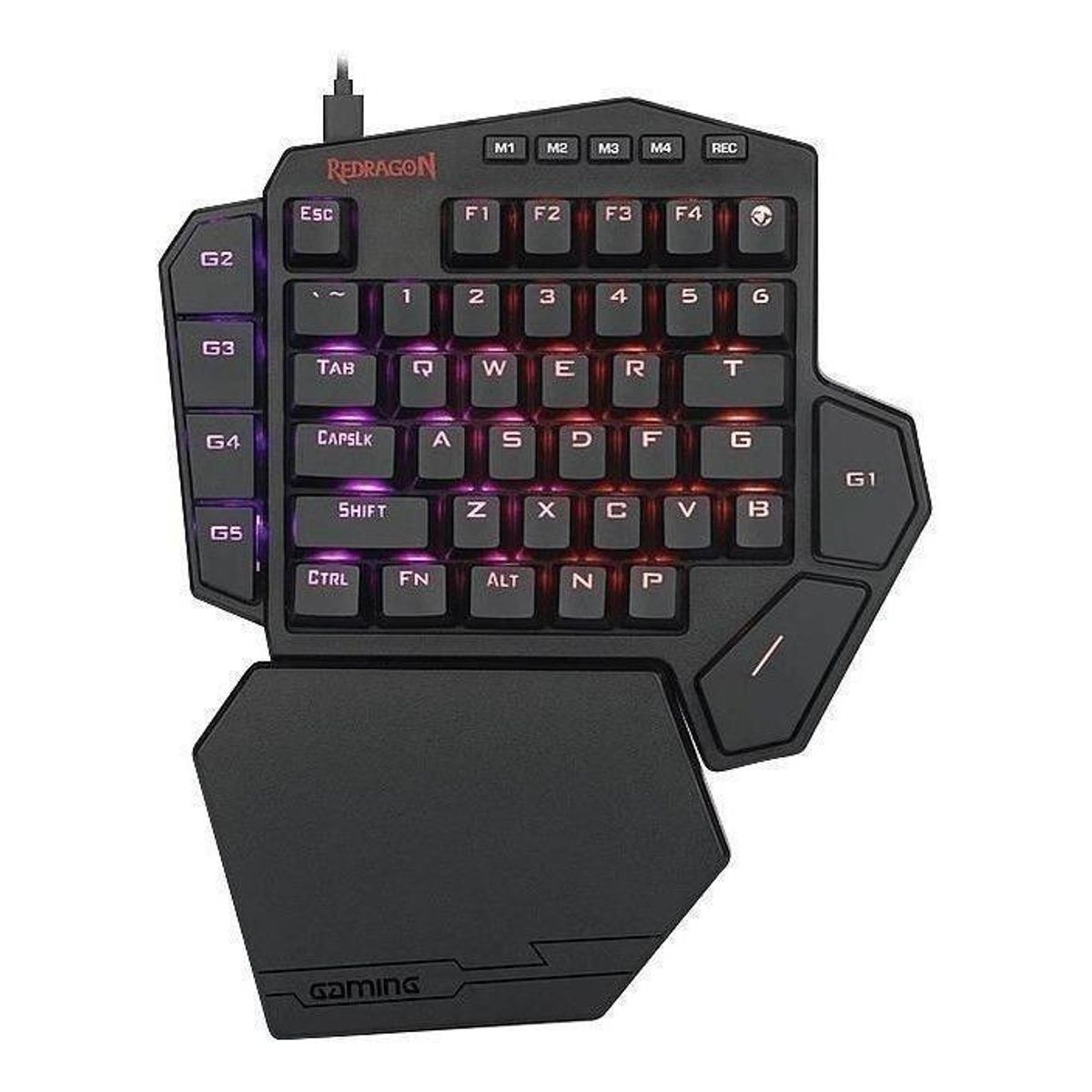 REDRAGON - Teclado Mecanico Para Una Mano Diti K585rgb