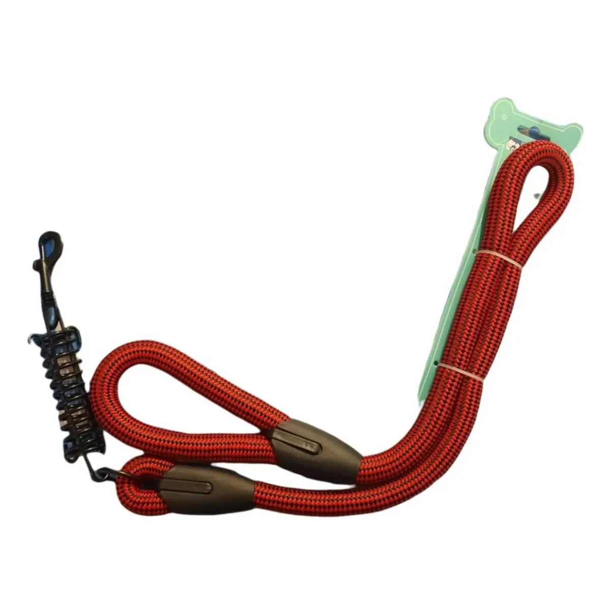 GENERICO - Correa Cuerda Anti Tiron Resorte Raza Mediana Grande 120mt