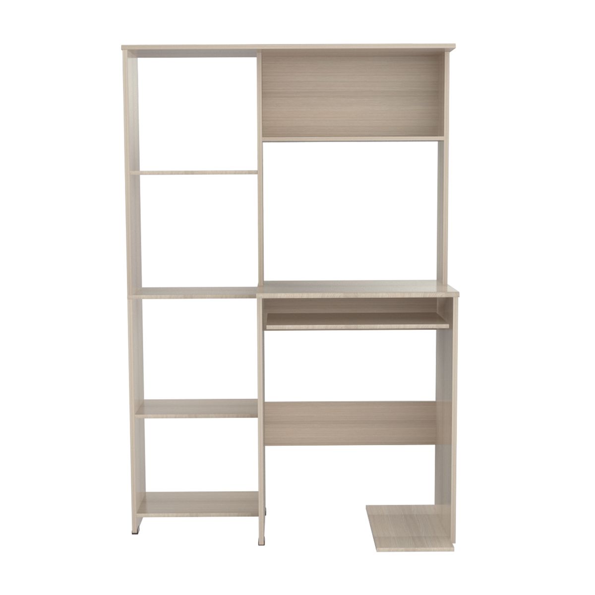 INVAL - Escritorio para PC color Arena 150cm x 100cm x 40 cm