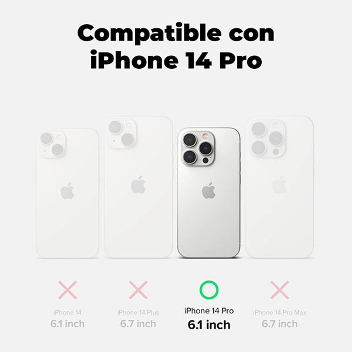 XUNDD - Carcasa para iPhone 14 Pro Militar Grade Reforzada X