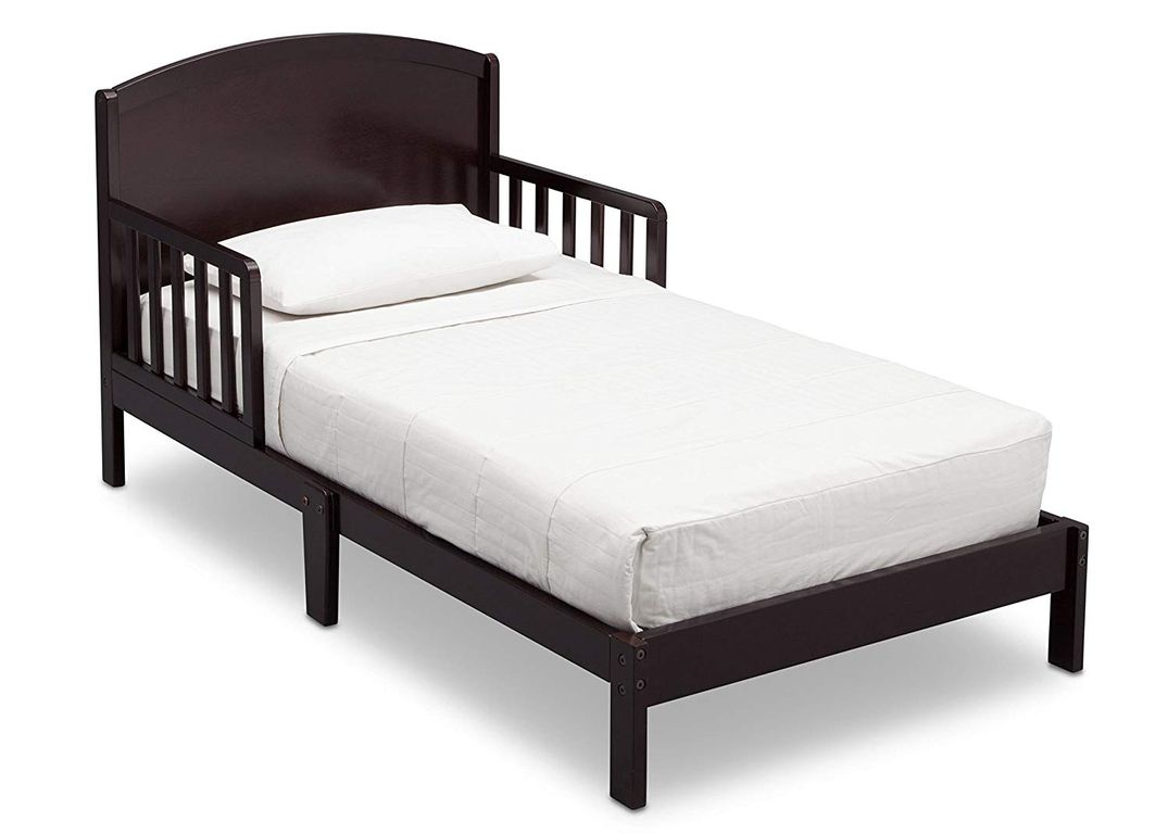 Cama de Transicion madera solida Abby Chocolate