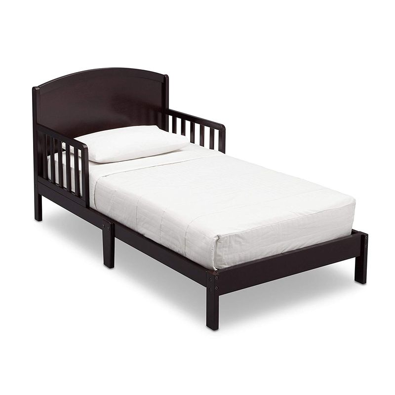 DELTA CHILDREN - Cama de Transición madera solida Abby Chocolate