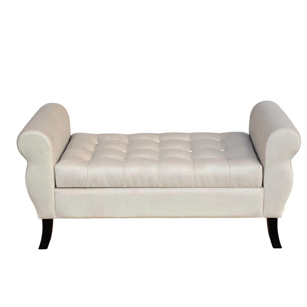 GENERICO - Banqueta Baúl Diva Color Beige