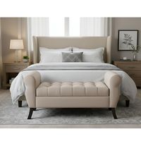 Banqueta Baúl Diva Color Beige