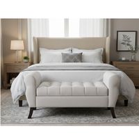 Banqueta Baúl Diva Color Crudo