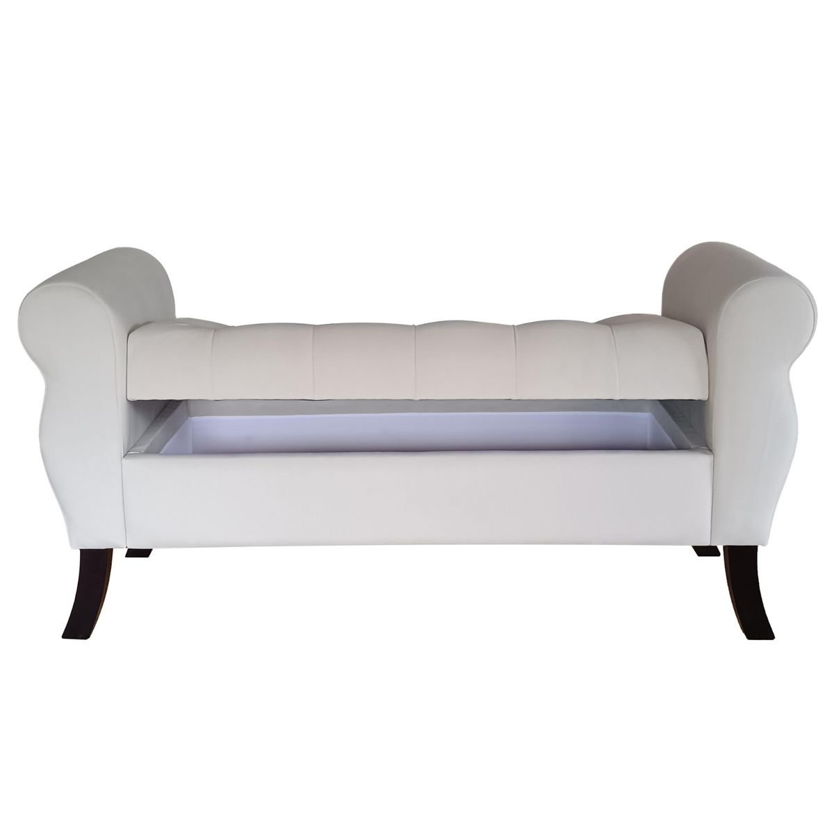 GENERICO - Banqueta Baúl Diva Color Crudo