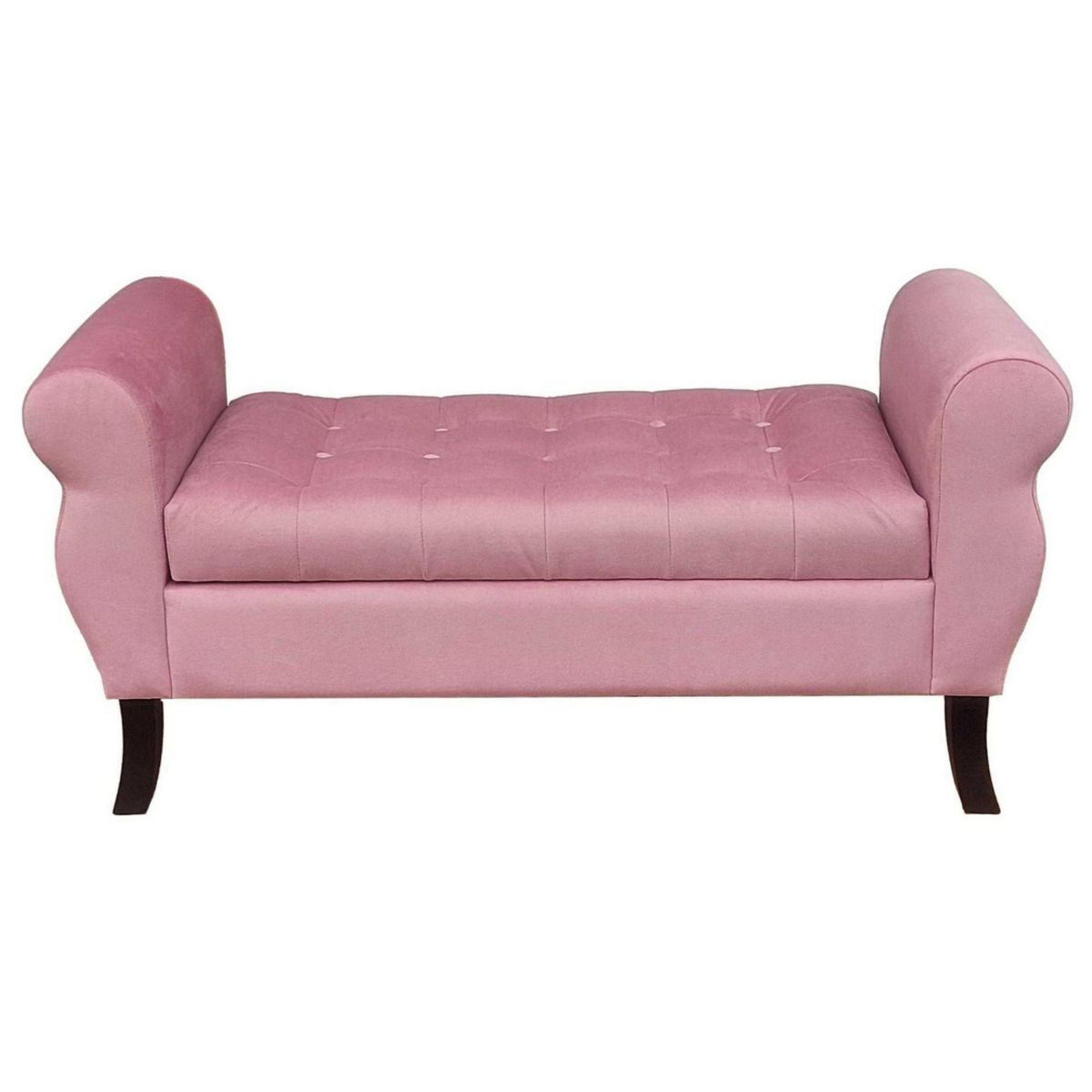 GENERICO - Banqueta Baúl Diva Color Palo De Rosa