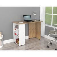Escritorio 75cmx100cmx50cm Amaretto Blanco
