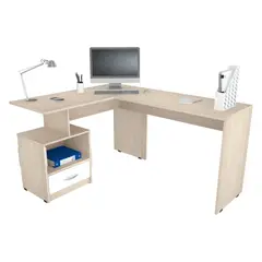 INVAL - Escritorio Arena Polar 75cmx150cmx120 cm