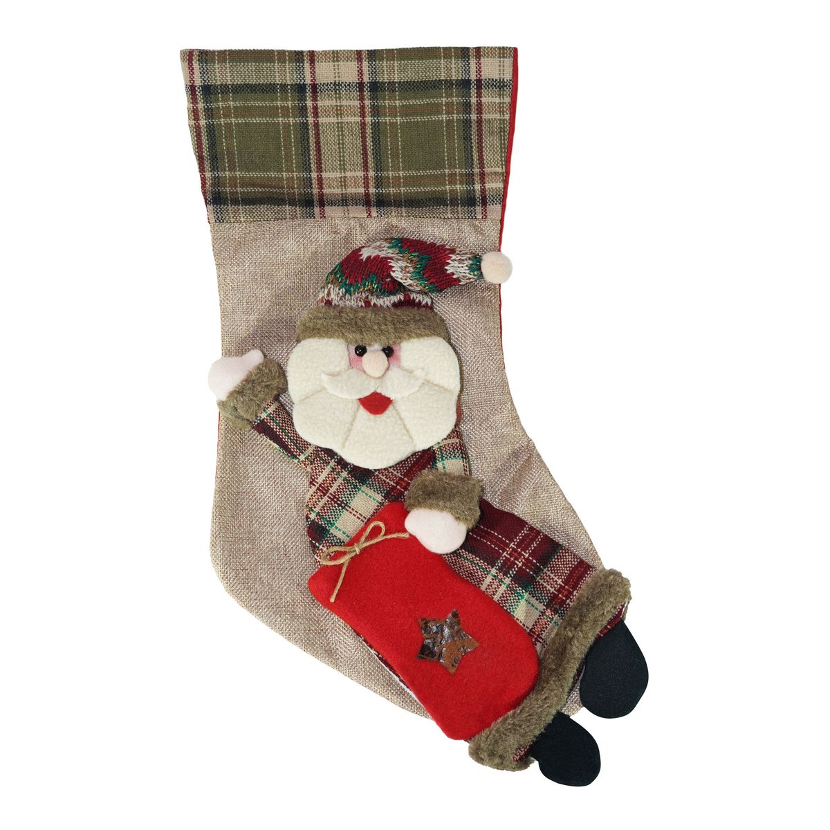 PROPLASTIC - BOTA NAVIDEÑA TELA PROPLASTIC