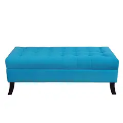 GENERICO - Banqueta Baúl Portofino Color Turquesa