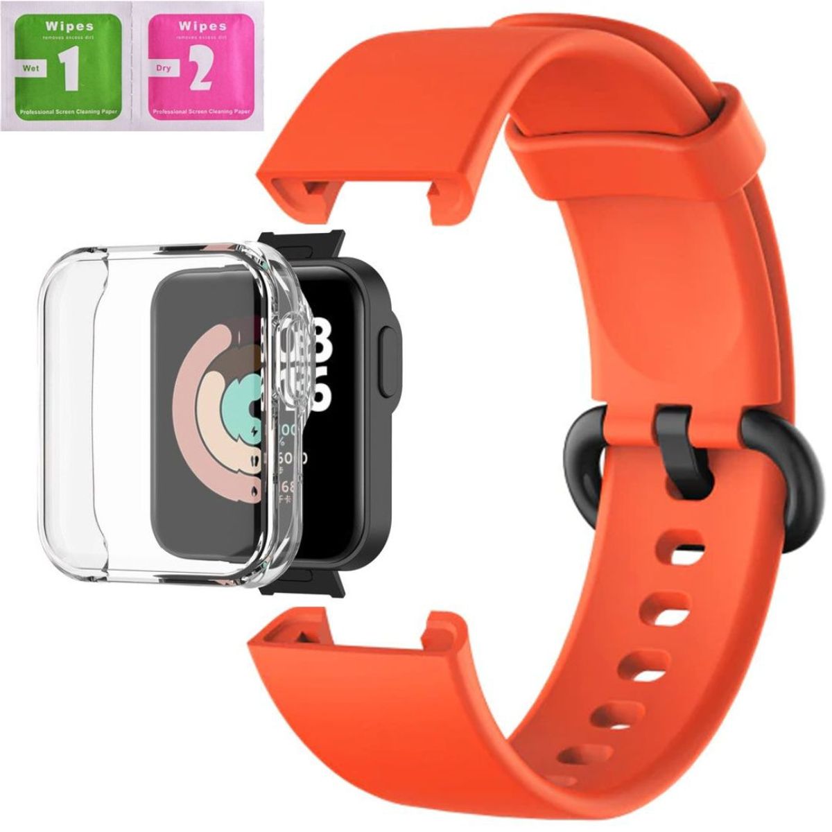 GENERICO - Correa  Caracasa TPU compatible reloj Redmi o Mi Watch Lite.