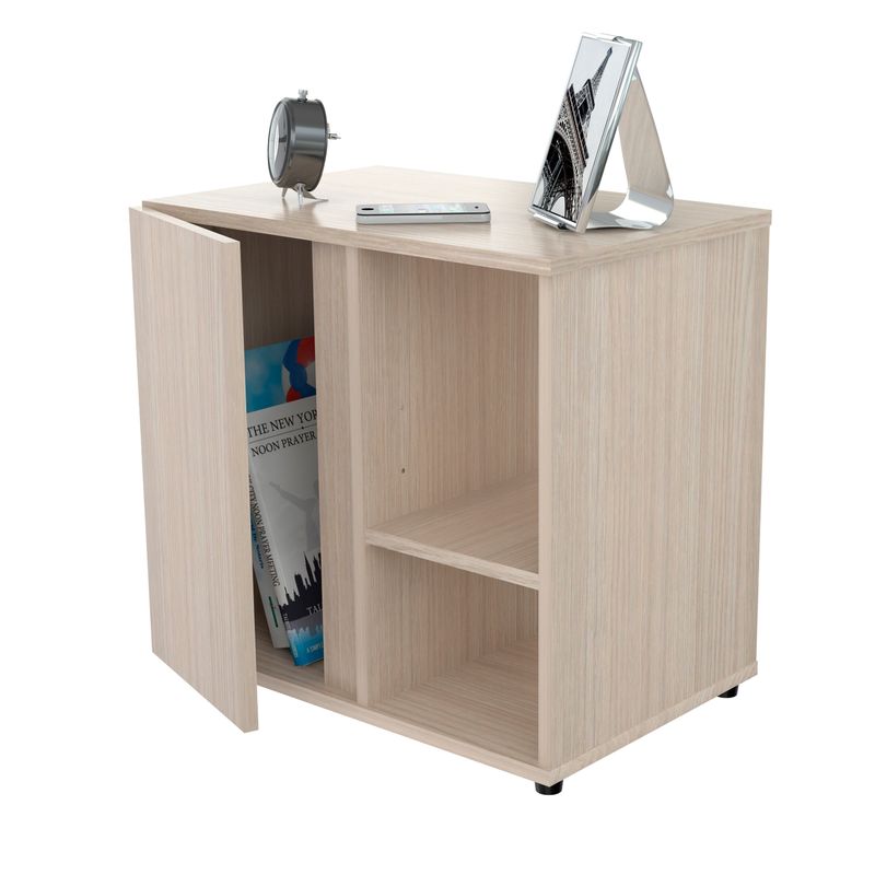 INVAL - Velador Arena 1 Puerta 49cm x 53 cm x 36,5 cm