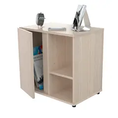 INVAL - Velador Arena 1 Puerta 49cm x 53 cm x 36,5 cm