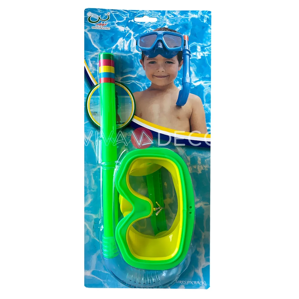 UNIVERSAL - Pack de 4 Set Snorkel Infantil Buceo