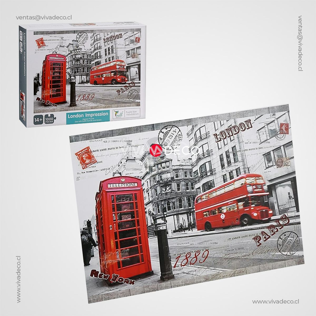 UNIVERSAL - Puzzle 1000 Piezas London