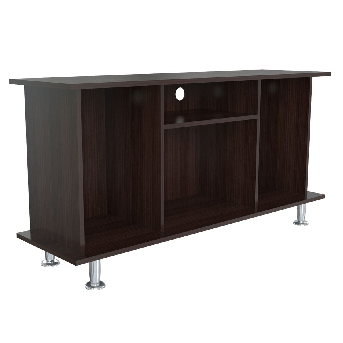 INVAL - Rack de TV 50  " Wengue  61cm x 120cm x 35cm