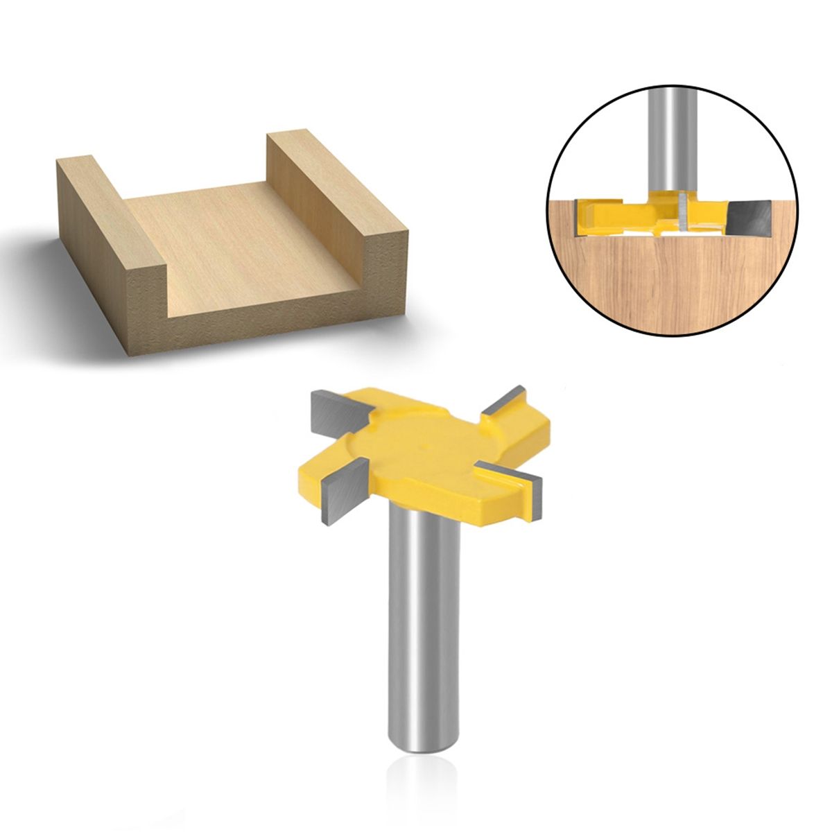 KUANGYE - Fresa Broca Rectificadora Cnc Superficie Madera Tugsteno