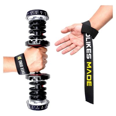 Imagen 2 del producto Straps Lujo Gym Mancuernas Pesas Gimnasio Ejercicio