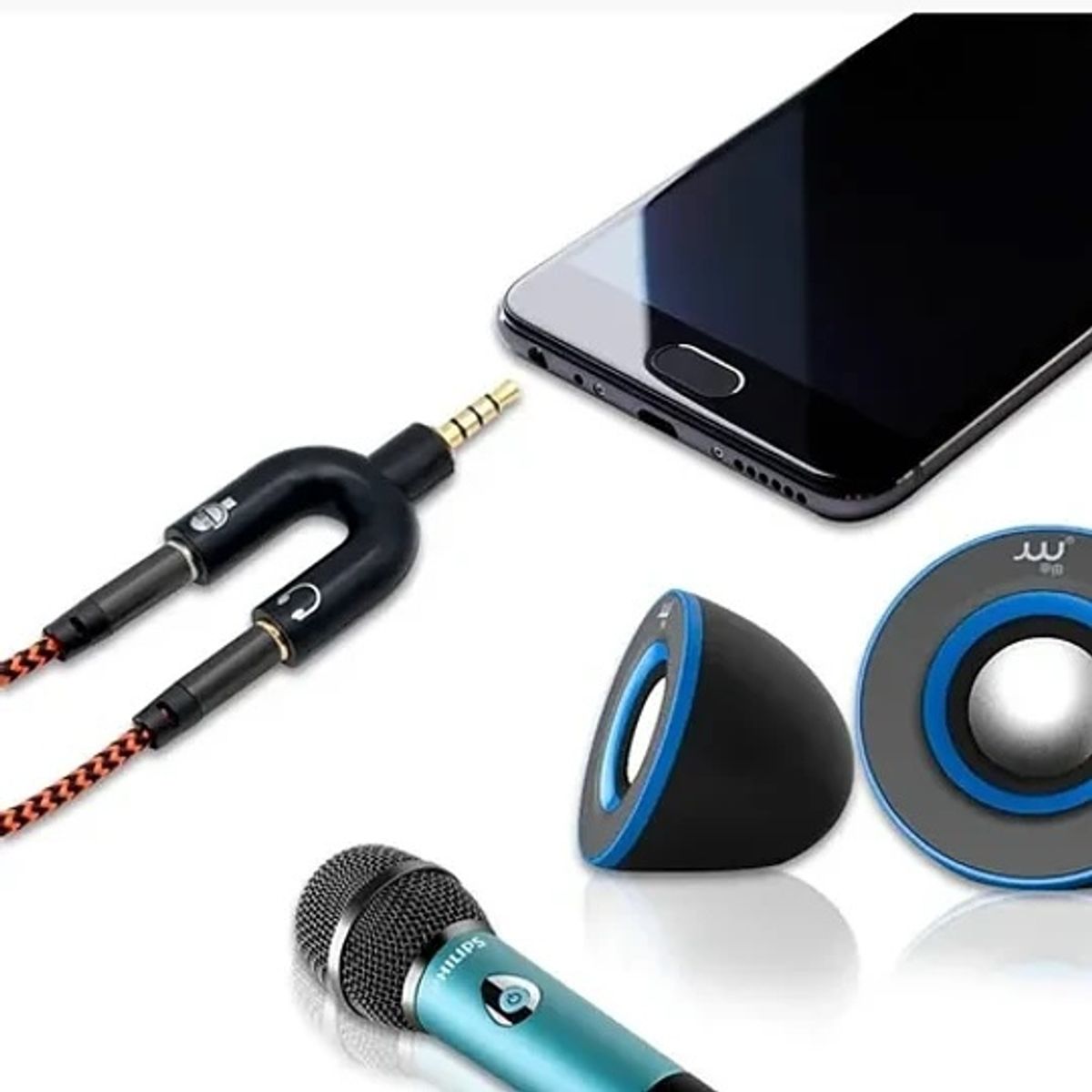 GENERICO - ADAPTADOR AUDIFONO 2X1 HM UNIR AUDIO
