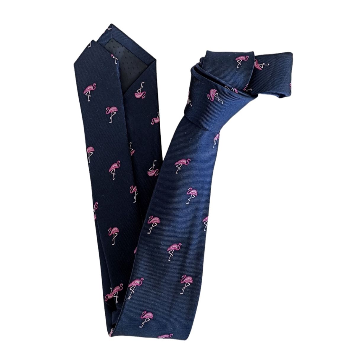 LUCIA CORBATAS - Corbata seda flamencos rosados Luciacorbatas