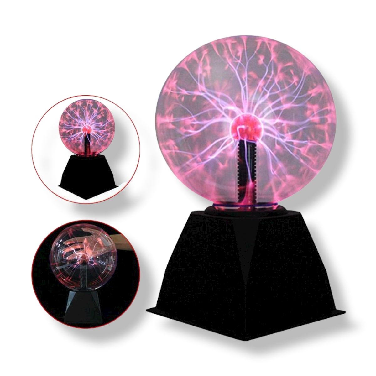 GENERICO - LÁMPARA PLASMA INTERACTIVA SENSIBLE AL TACTO EFECTO TESLA AK85