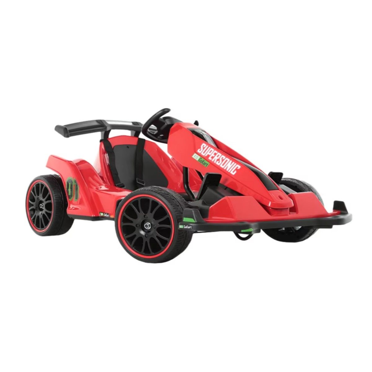 MUNDO ONLINE - Auto Eléctrico Go Kart F1 Con Control Luz Y Sonido Rojo