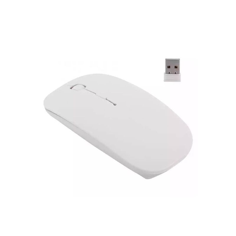 GENERICO - Mouse Inalambrico Optico 2.4 Ghz 1000 Blanco