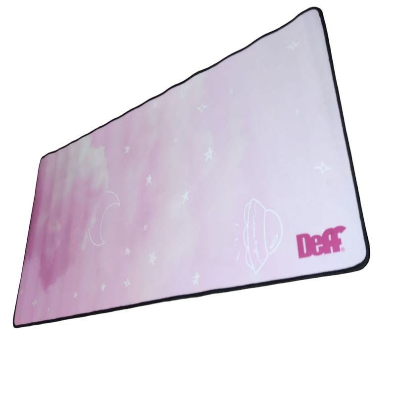 DEFF - Mouse Pad Gamer Nuve Rosada 90x40