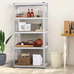 METALBREIN - Repisa Estante Metálico 186x90x40cm -
