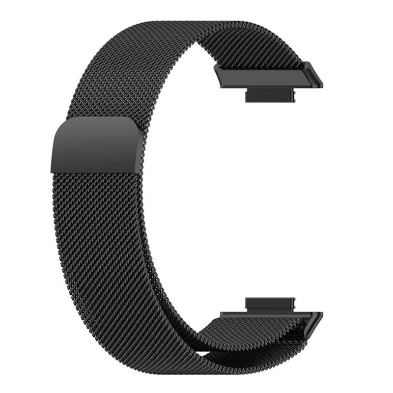 GENERICO - Correa Para Reloj Huawei Watch Fit 2 Acero Magnetica Negro