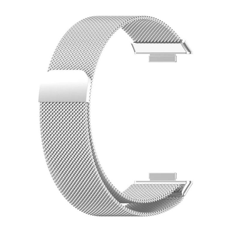 GENERICO - Correa Para Reloj Huawei Watch Fit 2 Acero Magnetica Plata.
