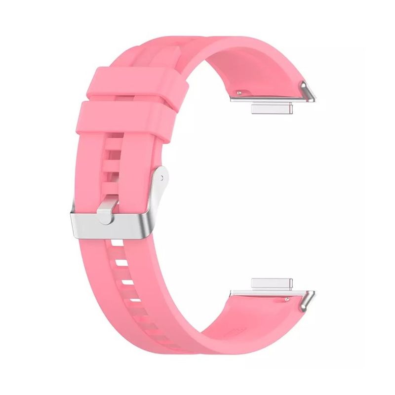 GENERICO - Correa Banda Silicona Compatible con Huawei Watch Fit 2 Rosa