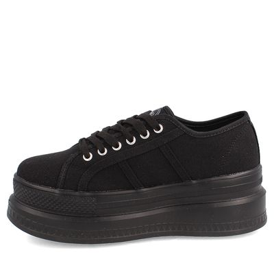 Imagen 2 del producto Zapatilla Mujer Plat Negro