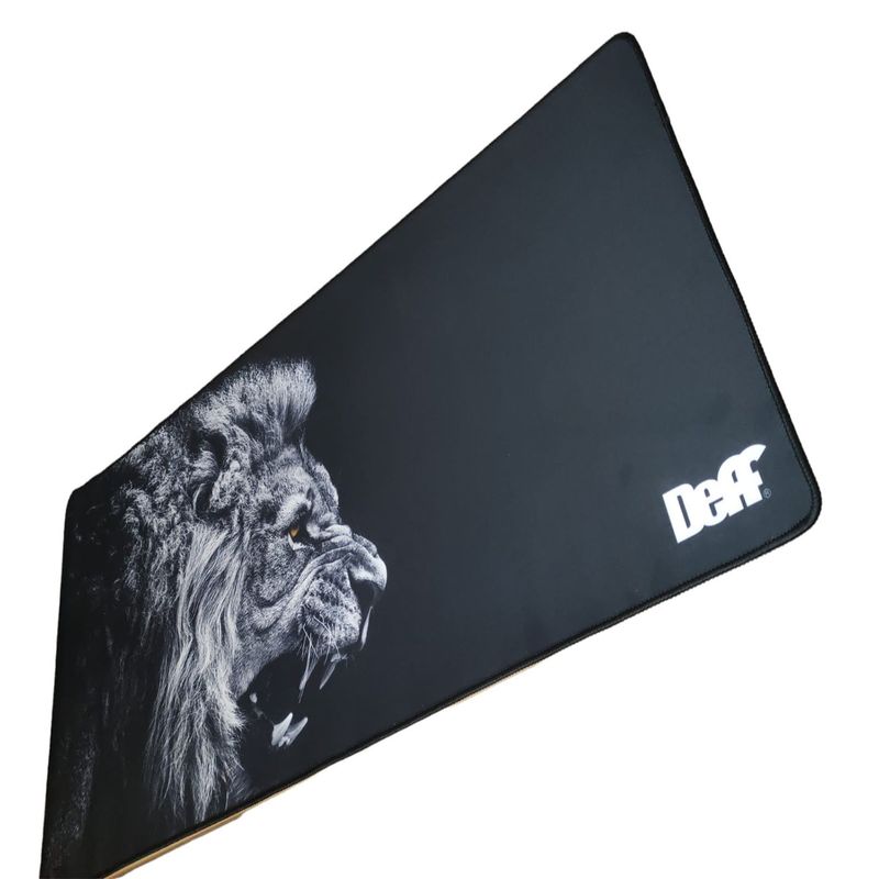 DEFF - Mouse Pad Gamer Leon Black 90x40