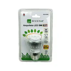 GREEN E - Ampolleta Led E-27 5W Luz cálida