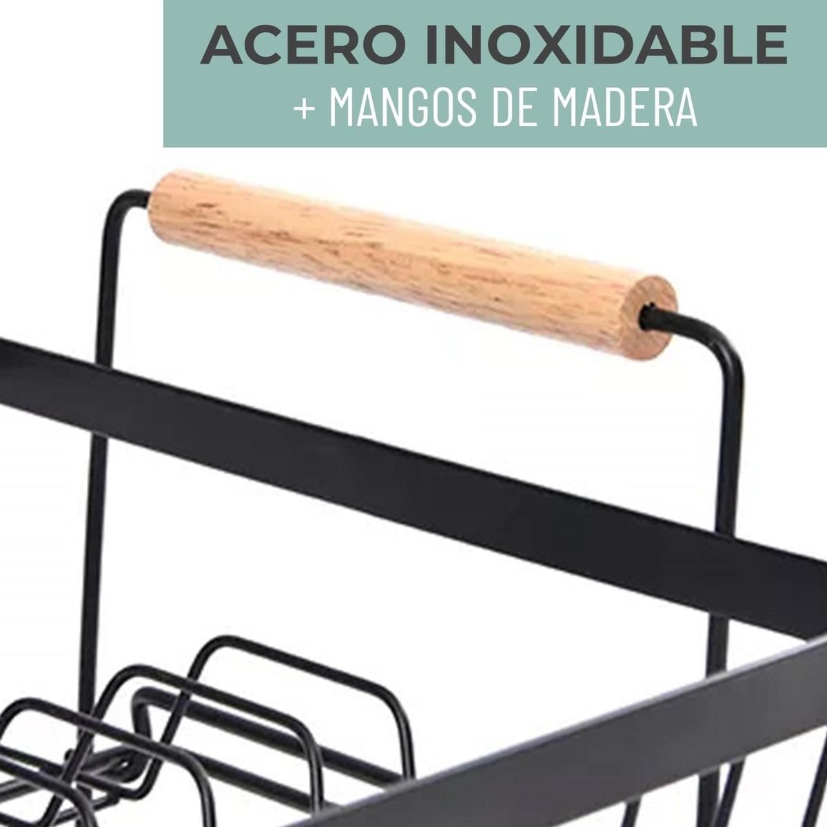 CASATUA - Secaplatos Escurridor Loza 2 Niveles Inoxidable Casatua