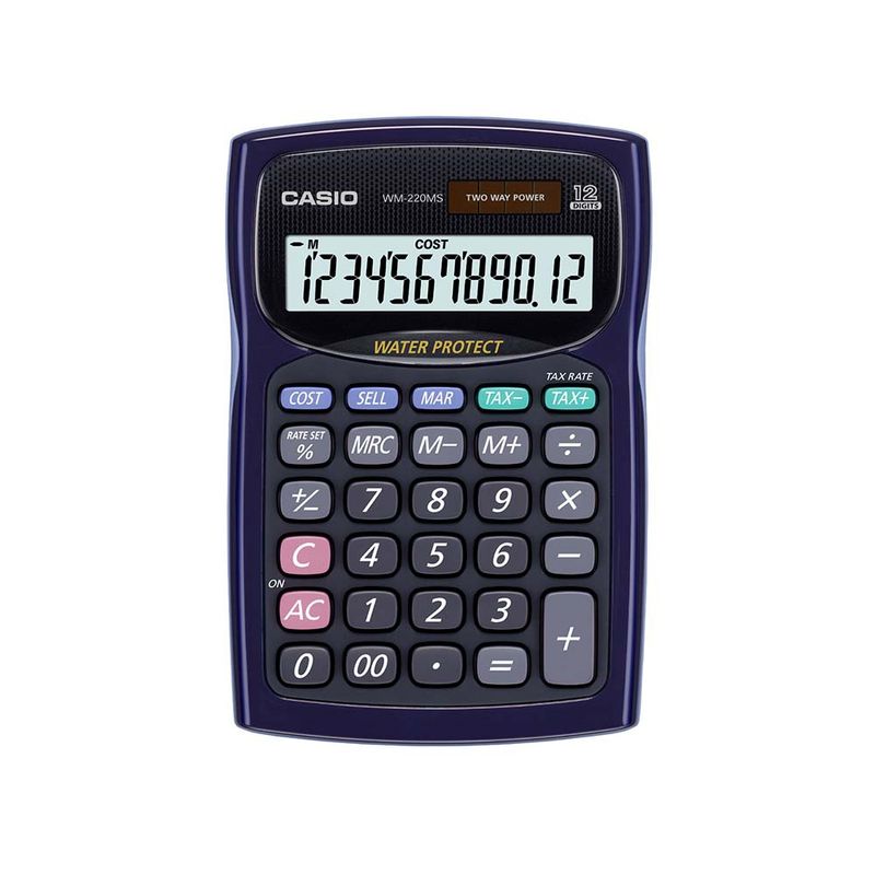 CASIO - Calculadora de Mesa WM-220MS-BU-S