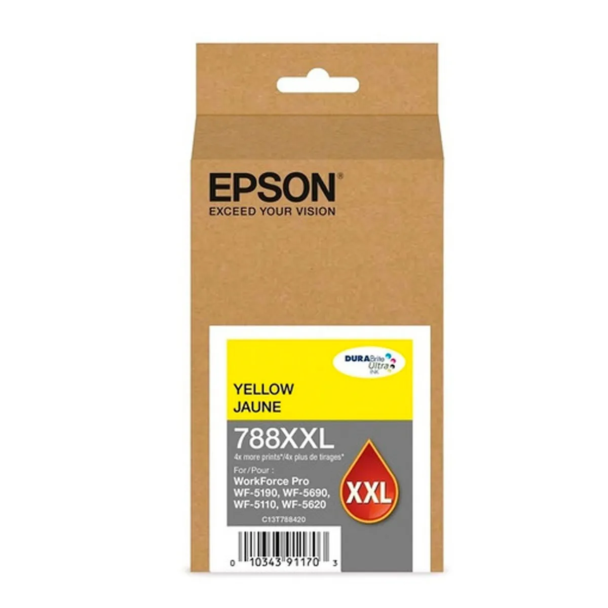 EPSON - Tinta Epson - T788xxl420-al - Yellow - Workforce Wf-5190