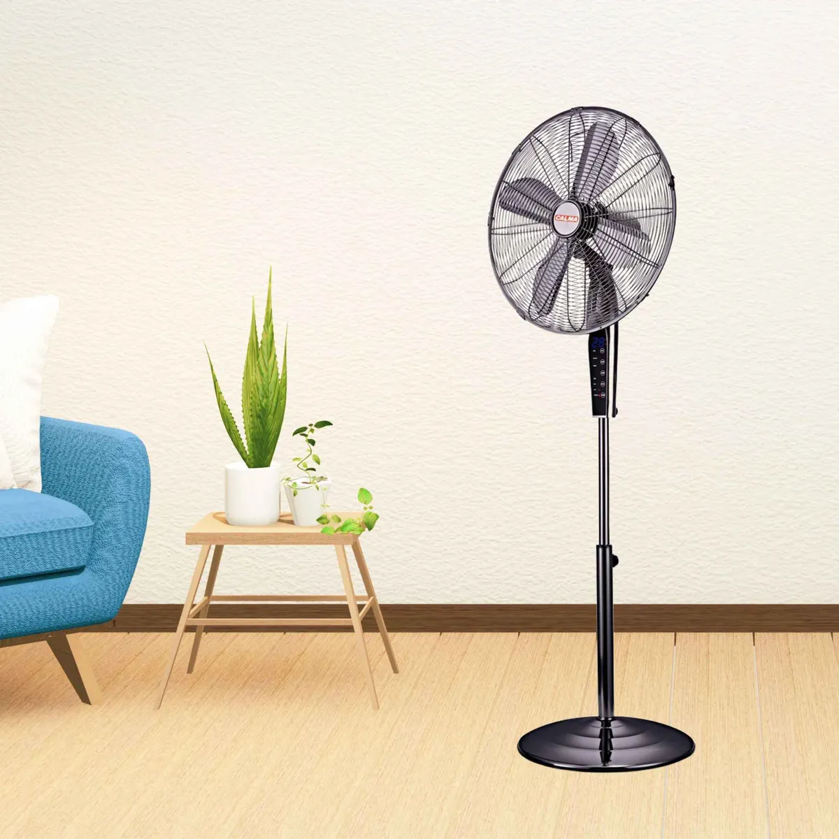 CALMA - Ventilador Pedestal Calma 18'' Modelo CPE Gun Metal - 70 W