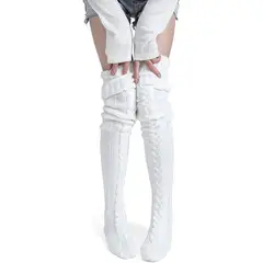 WILD TRAVEL - Calcetas Invierno tejidas cómodas elegantes y encima de la rodilla