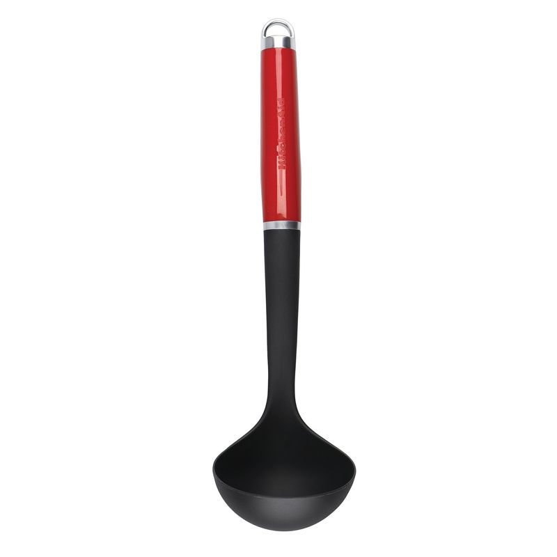 KITCHENAID - CUCHARON NYLON MANGO ROJO