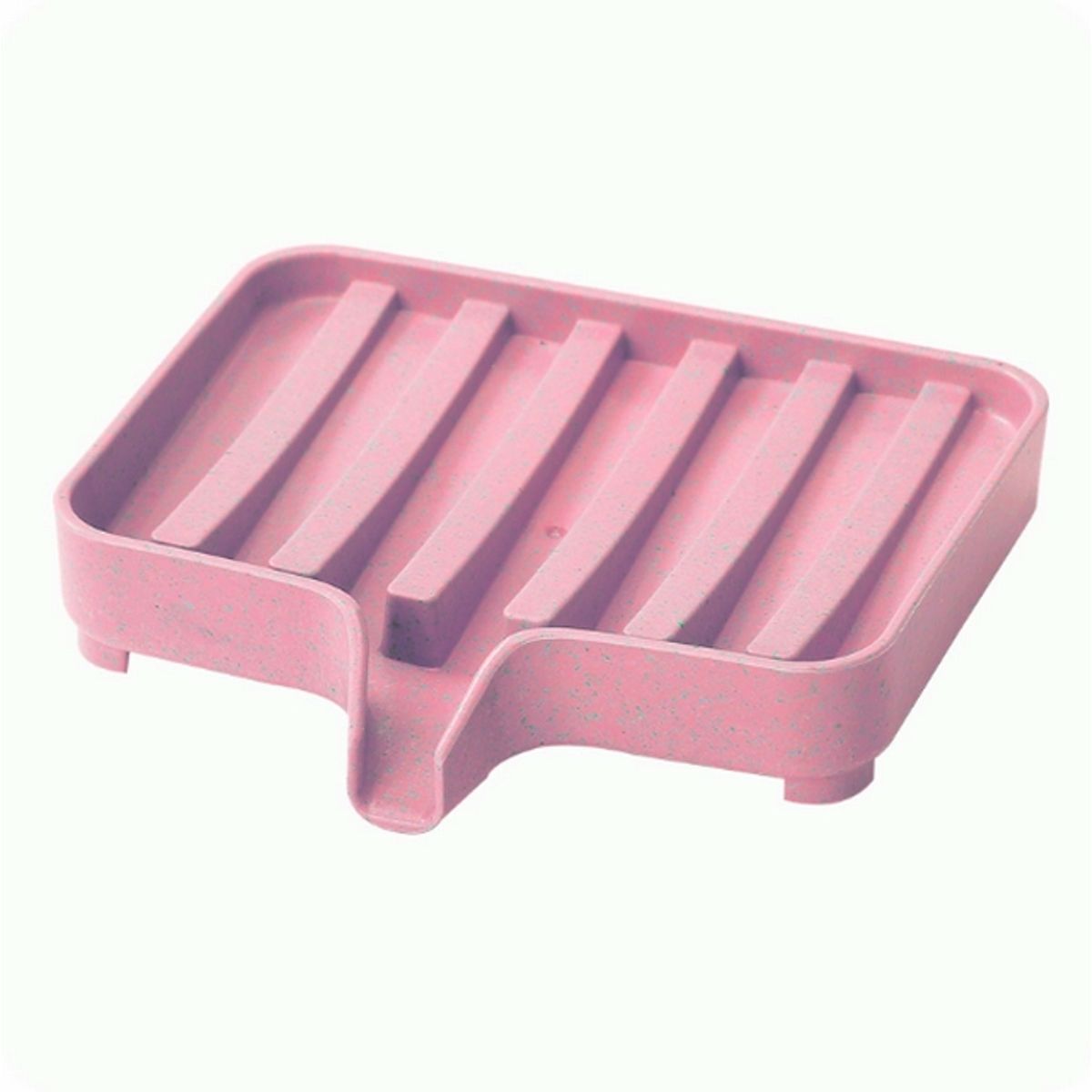 GENERICO - Jabonera Porta Jabon Con Escurridor Baño Rosa