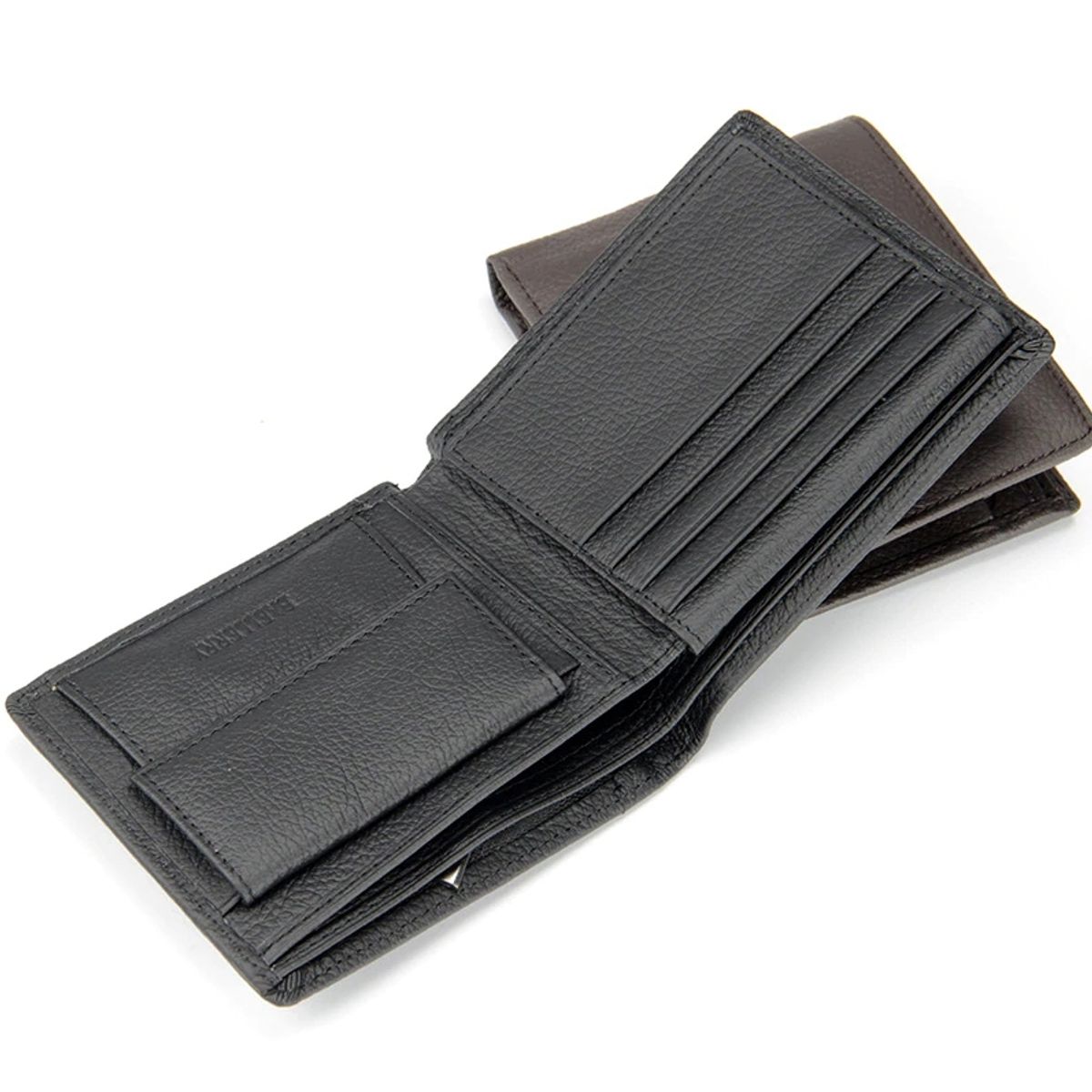 BAELLERRY - Billetera Cuero Genuino Hombre Baellerry Mod Luxe