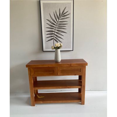 Imagen 2 del producto Mesa de arrimo Miel con 2 cajones