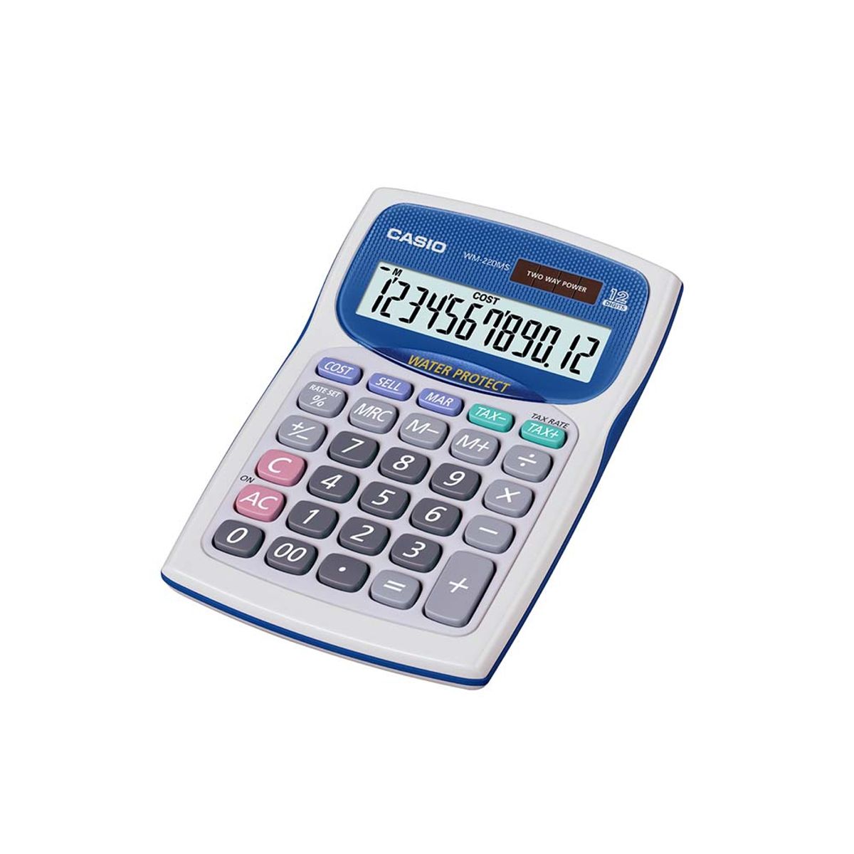 CASIO - Calculadora de Mesa WM-220MS-WE-S-DP